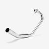 Lextek OP1 Matt S/Steel Exhaust System 350mm for Honda CBF 125 (08-16)