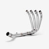 Lextek SP5 Matt Stainless Steel Exhaust System 200mm for Honda CBR650F/CB650F (14-19)