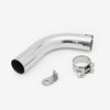 Lextek OP1 Matt S/Steel Exhaust 350mm with Link Pipe for Honda CB1000R (08-17)