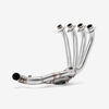 Lextek CP8C Full Carbon Exhaust System 150mm Low Level for Honda CB650R/F & CBR650R/F (16-20)