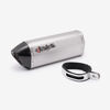 Lextek Matt Stainless Steel S41 Exhaust Silencer (4 Bolt)