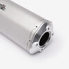 Lextek Matt Stainless Steel S41 Exhaust Silencer (4 Bolt)