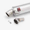 Lextek Stainless Steel RR4 Round Exhaust Silencer 300mm 38mm