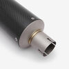 Lextek Carbon Fibre GP8C Stubby Exhaust Silencer 240mm 51mm