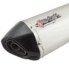 Lextek Matt Stainless Steel S31 Exhaust Silencer (3 Bolt)