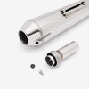 Lextek Left Stainless Steel AC1L Classic Silencer 350mm 51mm