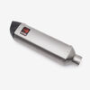 Lextek Matt Stainless Steel VP1 Exhaust Silencer 300mm with Carbon Tip 51mm