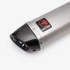 Lextek Matt Stainless Steel VP1 Exhaust Silencer 300mm with Carbon Tip 51mm