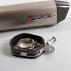 Lextek Matt Stainless Steel VP1L Exhaust Silencer 300mm with Carbon Tip 51mm (Left Side)