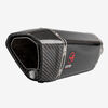 Lextek Gloss Carbon Fibre SP9C Exhaust Silencer 300mm 51mm