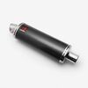 Lextek Carbon Fibre OP8C Oval Exhaust Silencer 350mm 51mm