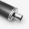 Lextek Carbon Fibre OP8C Oval Exhaust Silencer 350mm 51mm