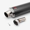 Lextek Carbon Fibre OP8C Oval Exhaust Silencer 350mm 51mm