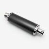 Lextek Carbon Fibre OP8CL Oval Exhaust Silencer 350mm 51mm