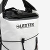 Lextek Waterproof Dry Bag Backpack 30L White/Black