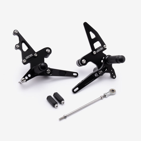 Lextek Rear Set for Lexmoto LXR and LXR SE 125 Black