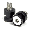 Lextek Black Paddock Stand Bobbins M10 x 1.5mm for SK125-K