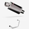 Lextek OP15 Dark Tint Stainless Exhaust System 200mm for Lexmoto ZSX-R 125