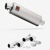 Lextek OP1 Matt S/Steel Exhaust 350mm with Link Pipe for Honda CBR1000RR Fireblade (14-16)