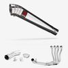 Lextek MP4 S/Steel Megaphone Exhaust 300mm with Link Pipe for Suzuki GSX-S 1000 F (15-20)