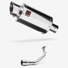 Lextek YP4 S/Steel Stubby Exhaust System 200mm for Lexmoto Milano 125