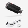 Lextek CP8C Full Carbon Exhaust 150mm with Link Pipe for Honda CB300R (18-20)