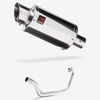 Lextek YP4 S/Steel Stubby Exhaust System 200mm for Honda CB125 R (18-20)