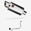 Lextek YP4 S/Steel Stubby Exhaust System 200mm for Honda PCX 125 (18-19)