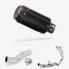 Lextek CP8C Full Carbon Exhaust System 150mm for Honda CBR500R & CB500F/X (13-15)