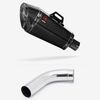 Lextek XP8C Carbon Fibre Exhaust 210mm with Link Pipe