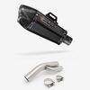 Lextek XP13C Carbon Fibre Exhaust 210mm with Link Pipe for BMW S1000 RR (17-18)