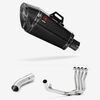 Lextek Stainless Steel XP8C Carbon Fibre Exhaust System 210mm for Suzuki GSX-S 1000 (21-24)