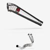 Lextek MP4 S/Steel Megaphone Exhaust System 300mm for Kawasaki ER6, Ninja 650, Z650, Versys 650