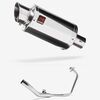 Lextek YP4 S/Steel Stubby Exhaust System 200mm for Lexmoto XTR S 125