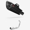 Lextek XP8C Carbon Fibre Exhaust System 210mm for Yamaha YZF-R125 / MT-125 (14-18)