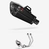 Lextek XP8C Carbon Fibre Exhaust System 210mm Low Level for Yamaha MT-07/XSR 700 (14-24)