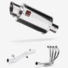 Lextek YP4 S/Steel Stubby Exhaust System 200mm for Suzuki GSF 600/650/1200 Bandit (95-06)