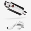 Lextek YP4 S/Steel Stubby Exhaust 200mm with Link Pipe for Yamaha MT-10 (16-)