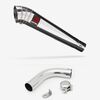 Lextek MP4 S/Steel Megaphone Exhaust 300mm with Link Pipe for Honda CB1000R (08-17)