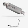 Lextek GP1 Matt S/Steel GP Stubby Exhaust System 240mm