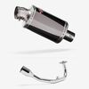 Lextek Stainless Steel OP15 Dark Tint Stainless Exhaust System 200mm