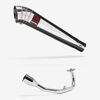 Lextek Stainless Steel MP4 S/Steel Megaphone Exhaust System 300mm for Lexmoto Diablo 125 / SRT125